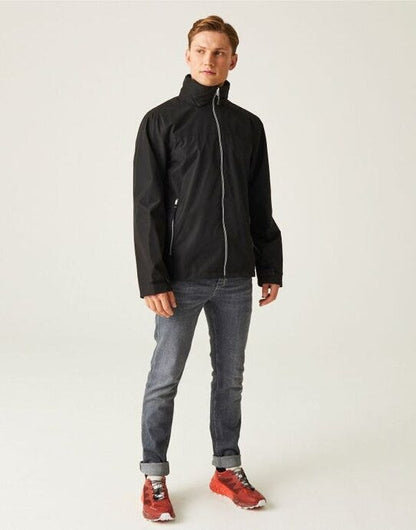 Regatta Professional Regatta Ascender Waterproof Shell Jacket - Black/Mineral Grey