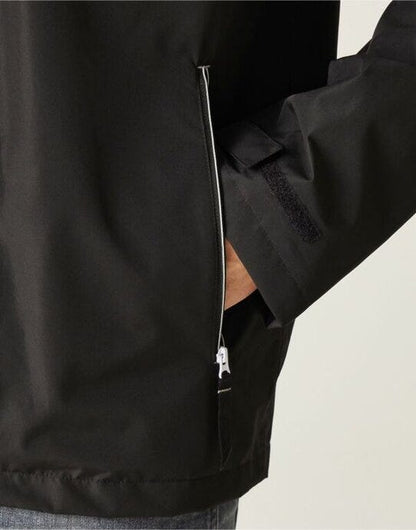 Regatta Professional Regatta Ascender Waterproof Shell Jacket - Black/Mineral Grey