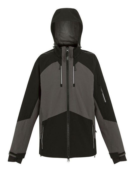 Regatta Professional Regatta 4TEX Stretch Waterproof Shell - Slate Grey/Black
