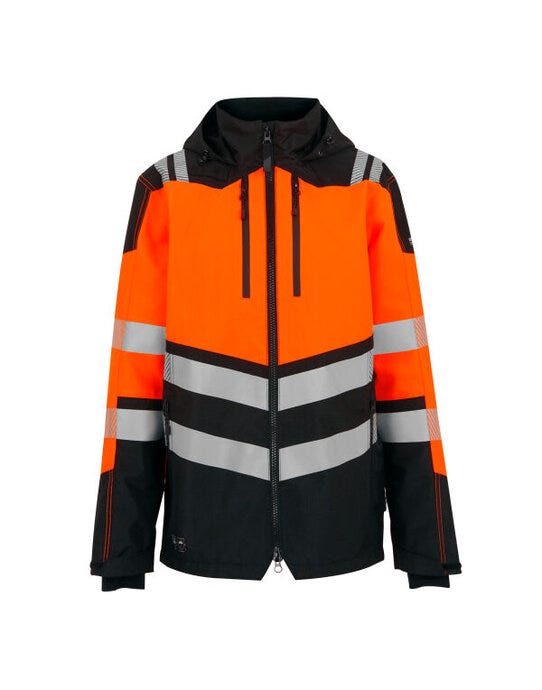 Regatta High Visibility Regatta Hi-Vis X-Pro Wproof Shell Jacket - Black/Hi-Vis Orange