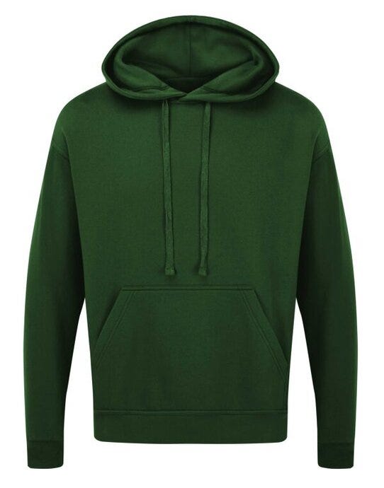 Ultimate Clothing Company UCC Everyday Hooded Sweat - Bottle Green