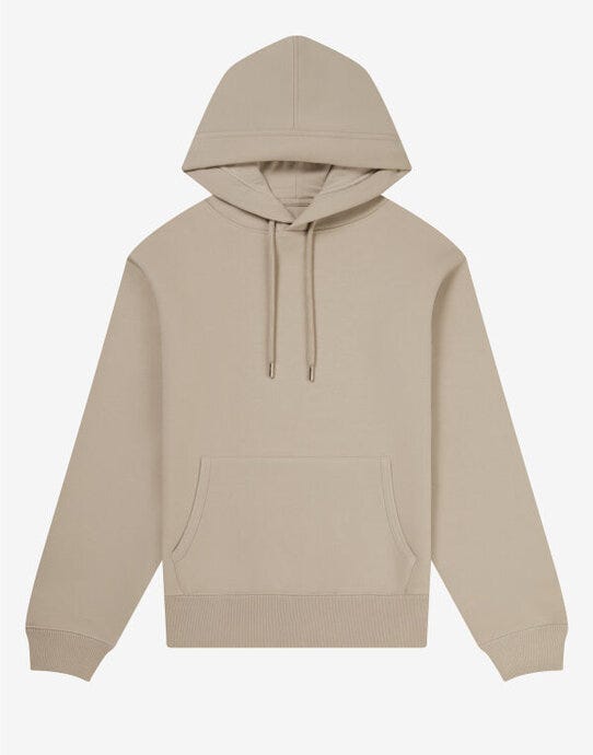 UCC Label Free Collection Organic Hoodie - Sand