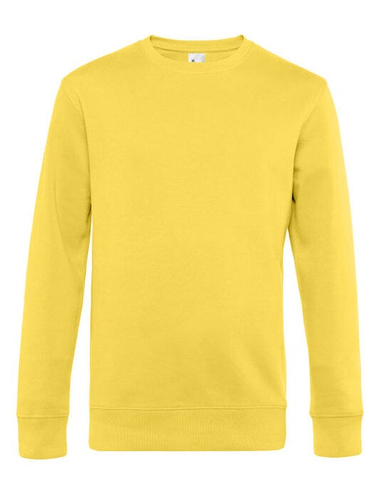 B&C Men's KING Crew Neck_° - Yellow Fizz