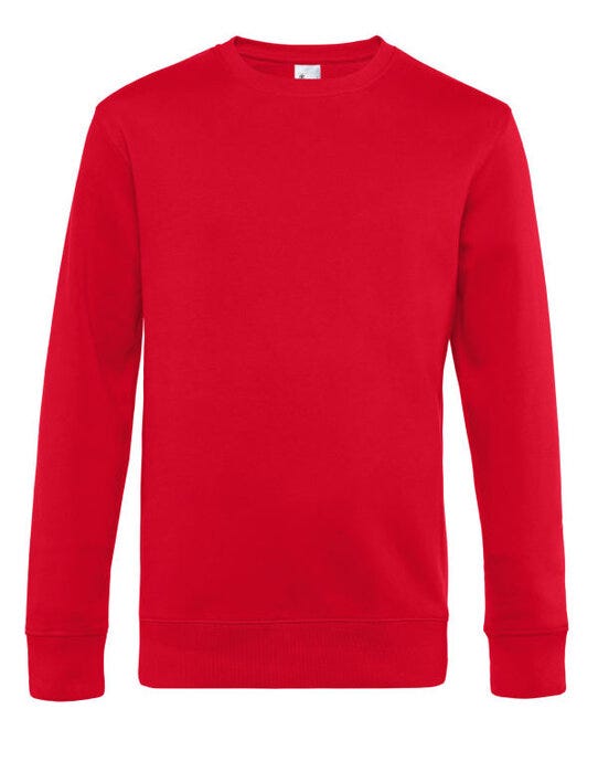 B&C Men's KING Crew Neck_° - Red