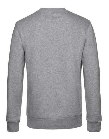 B&C Men's KING Crew Neck_° - Heather Grey