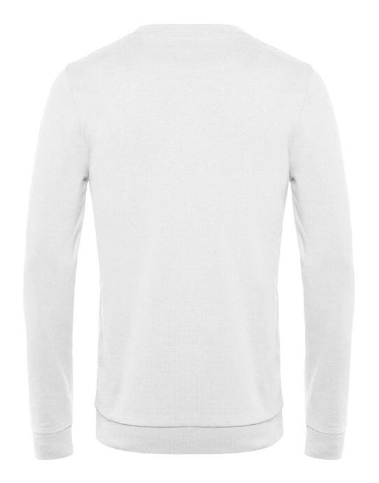 B&C Men's #Set In Sweatshirt - White