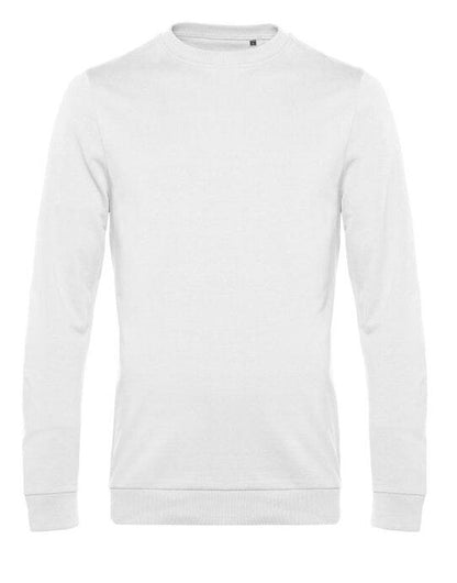 B&C Men's #Set In Sweatshirt - White