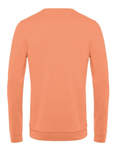 B&C Men's #Set In Sweatshirt - Melon Orange