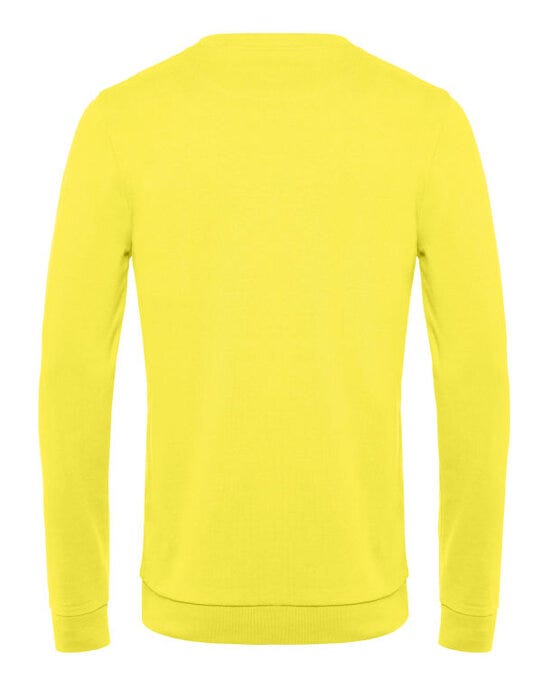 B&C Men's #Set In Sweatshirt - Solar Yellow