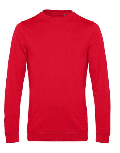 B&C Men's #Set In Sweatshirt - Red