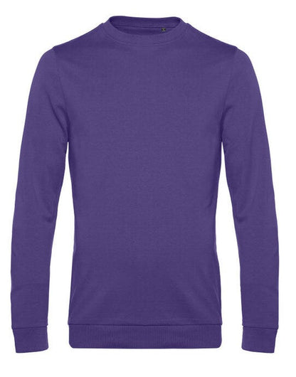 B&C Men's #Set In Sweatshirt - Radiant Purple