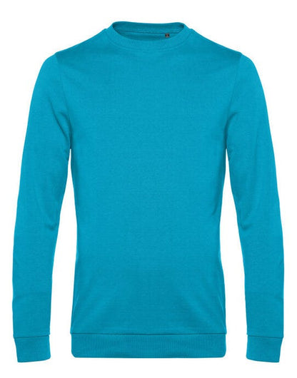 B&C Men's #Set In Sweatshirt - Hawaii Blue