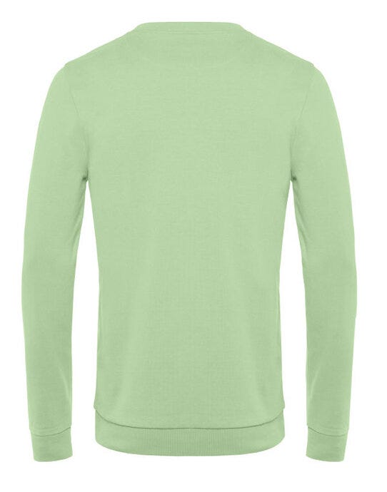 B&C Men's #Set In Sweatshirt - Light Jade