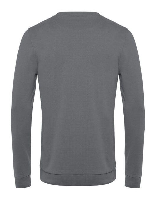 B&C Men's #Set In Sweatshirt - Elephant Grey