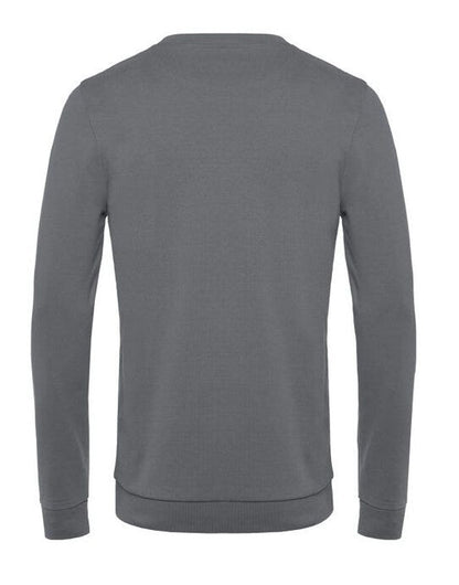 B&C Men's #Set In Sweatshirt - Elephant Grey