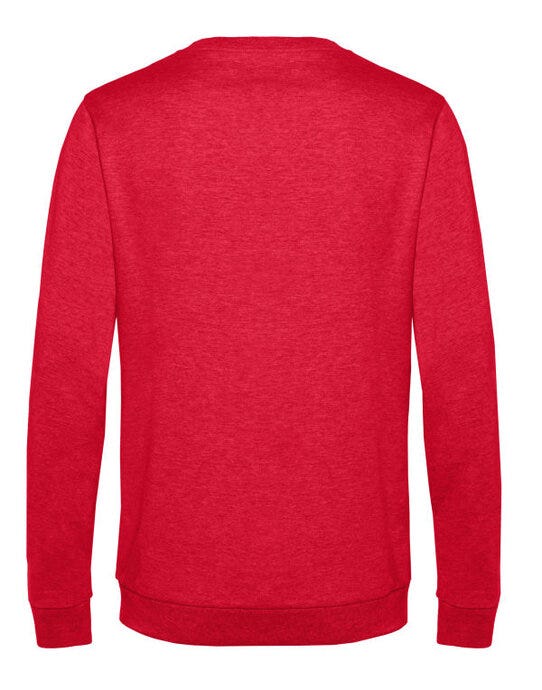 B&C Men's #Set In Sweatshirt - Heather Red