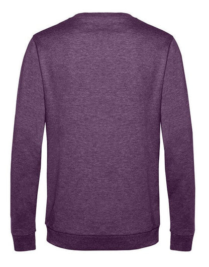 B&C Men's #Set In Sweatshirt - Heather Purple