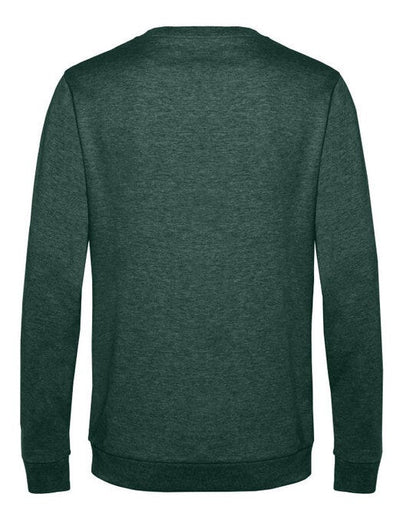 B&C Men's #Set In Sweatshirt - Heather Dark Green