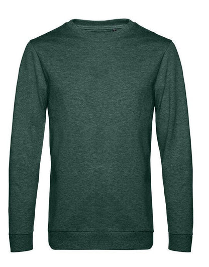 B&C Men's #Set In Sweatshirt - Heather Dark Green