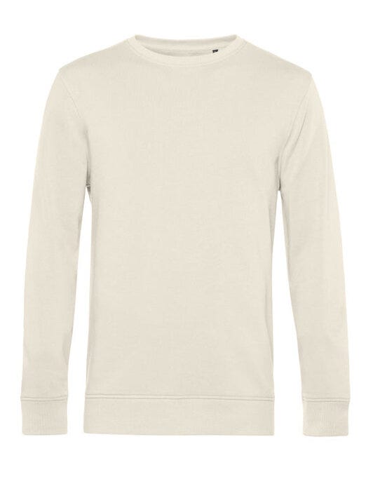 B&C Men's Inspire Crew Neck_° - Off White