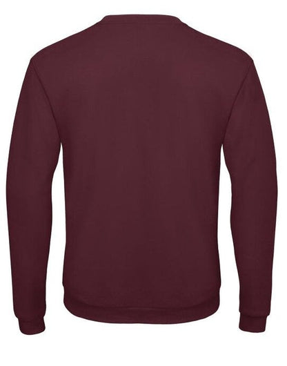 B&C Unisex ID.202 50/50 Sweatshirt - Burgundy