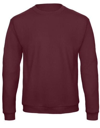 B&C Unisex ID.202 50/50 Sweatshirt - Burgundy