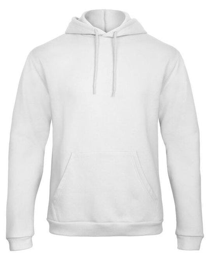 B&C Unisex ID.203 50/50 Hooded Sweat - White
