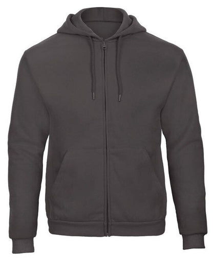 B&C Unisex ID.205 50/50 Hood FZ Sweat - Anthracite