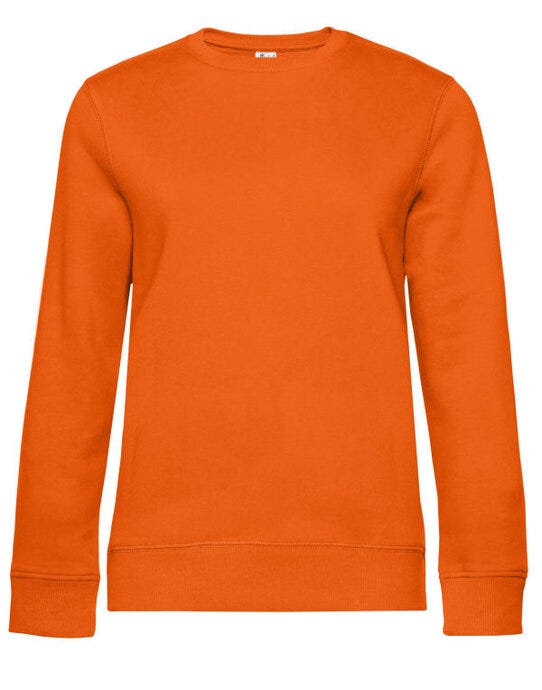 B&C Women's QUEEN Crew Neck_° - Pure Orange
