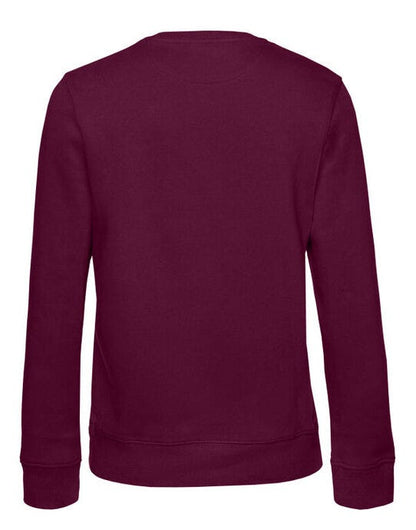 B&C Women's QUEEN Crew Neck_° - Dark Cherry