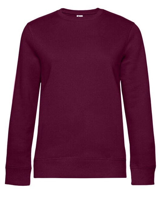 B&C Women's QUEEN Crew Neck_° - Dark Cherry