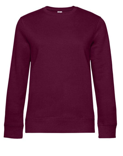 B&C Women's QUEEN Crew Neck_° - Dark Cherry