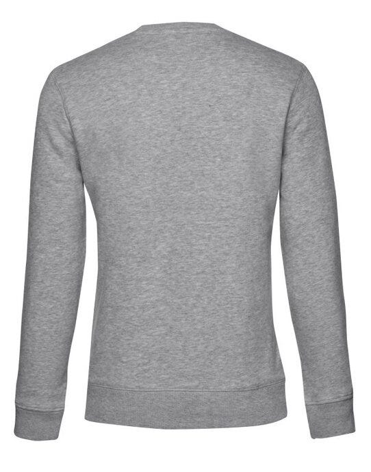B&C Women's QUEEN Crew Neck_° - Heather Grey