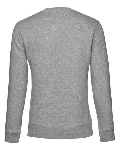 B&C Women's QUEEN Crew Neck_° - Heather Grey