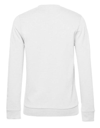 B&C Women's #Set In Sweatshirt - White