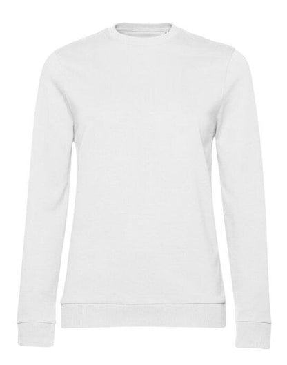 B&C Women's #Set In Sweatshirt - White