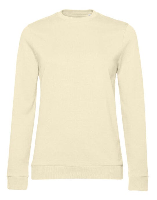 B&C Women's #Set In Sweatshirt - Pale Yellow