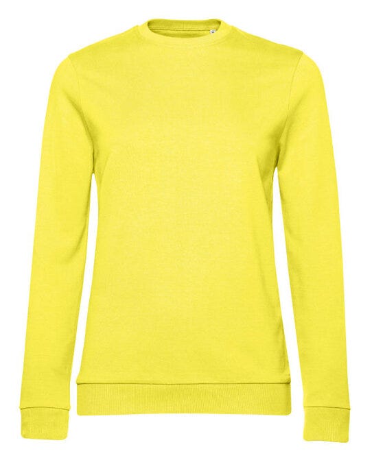 B&C Women's #Set In Sweatshirt - Solar Yellow