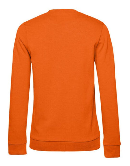 B&C Women's #Set In Sweatshirt - Pure Orange