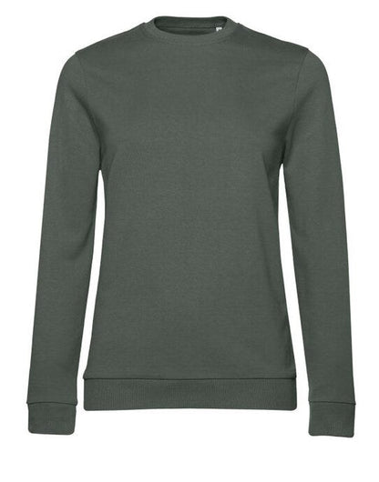 B&C Women's #Set In Sweatshirt - Mellennial Khaki