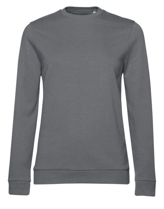 B&C Women's #Set In Sweatshirt - Elephant Grey