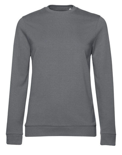 B&C Women's #Set In Sweatshirt - Elephant Grey