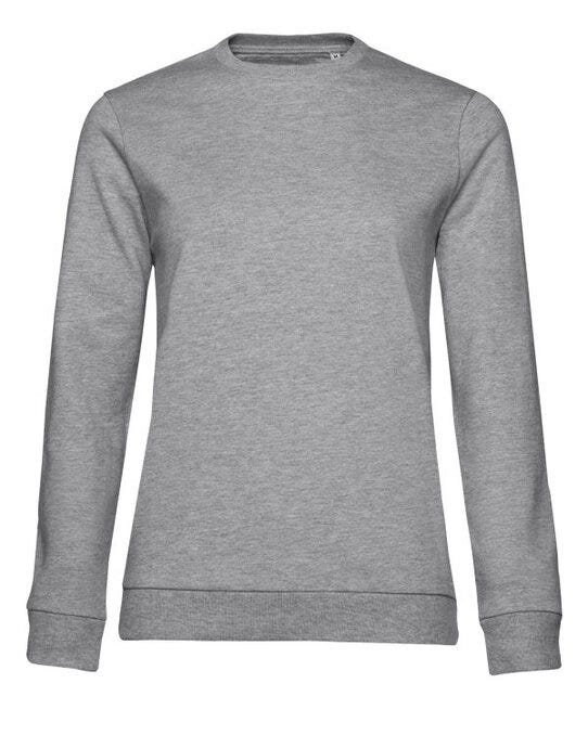 B&C Women's #Set In Sweatshirt - Heather Grey