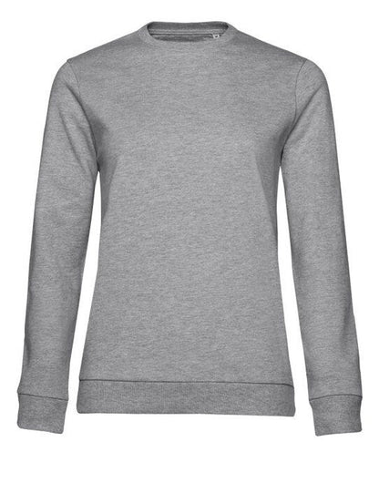 B&C Women's #Set In Sweatshirt - Heather Grey