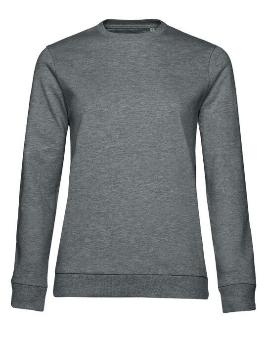 B&C Women's #Set In Sweatshirt - Heather Mid Grey