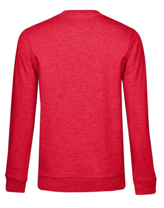 B&C Women's #Set In Sweatshirt - Heather Red