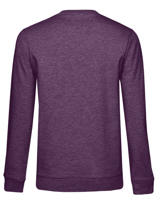 B&C Women's #Set In Sweatshirt - Heather Purple