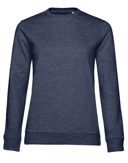 B&C Women's #Set In Sweatshirt - Heather Navy