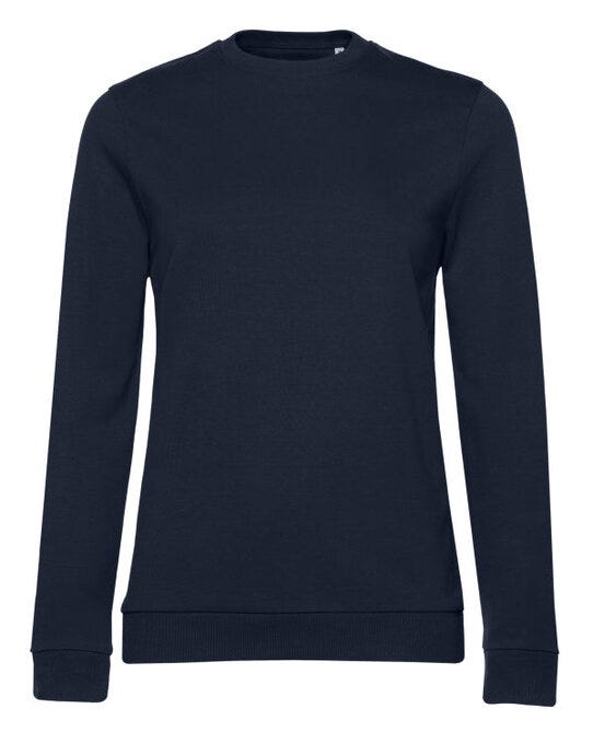 B&C Women's #Set In Sweatshirt - Navy Blue