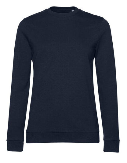 B&C Women's #Set In Sweatshirt - Navy Blue